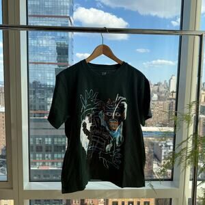 Vintage Basquiat x Gap 'Backview Composite' Tee in Dark Green